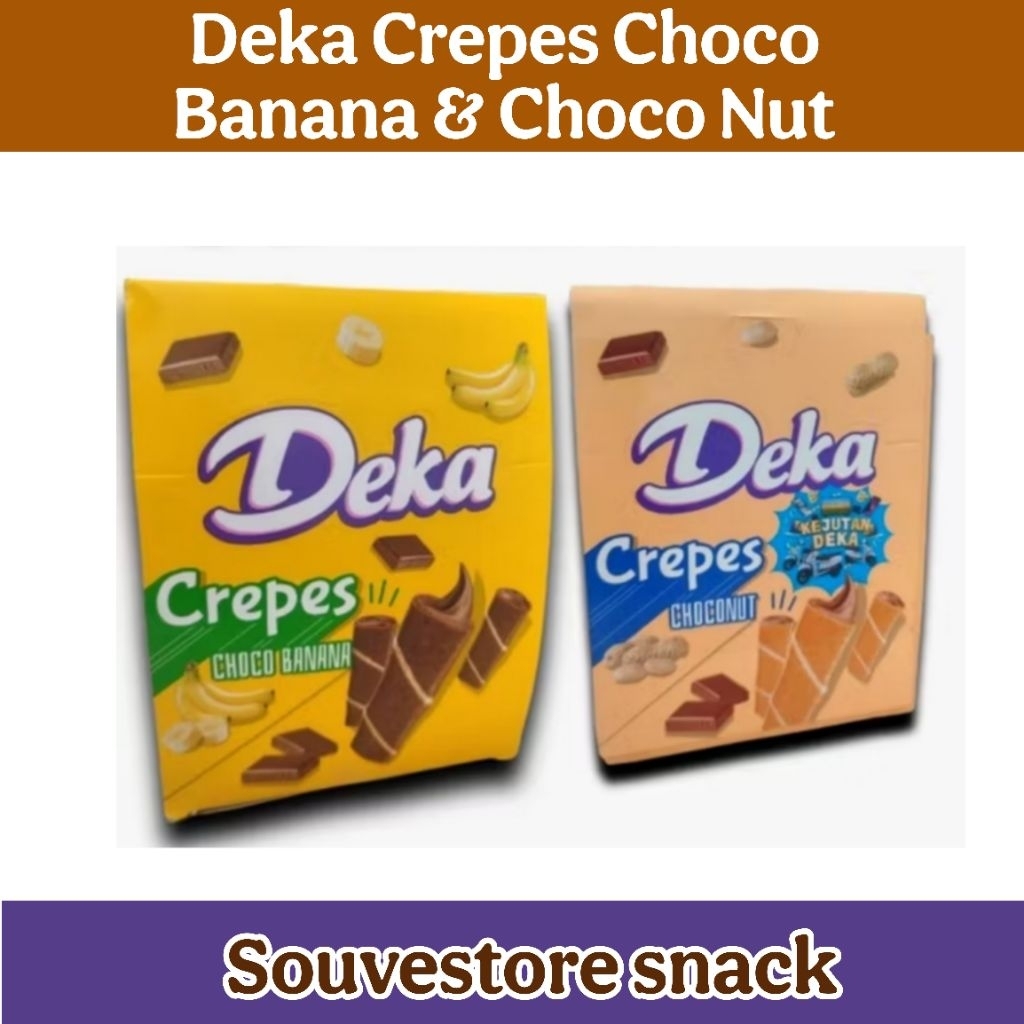 

Deka Crepes Choco Banana Deka Choco Nut Dua Kelinci Deka Crepes