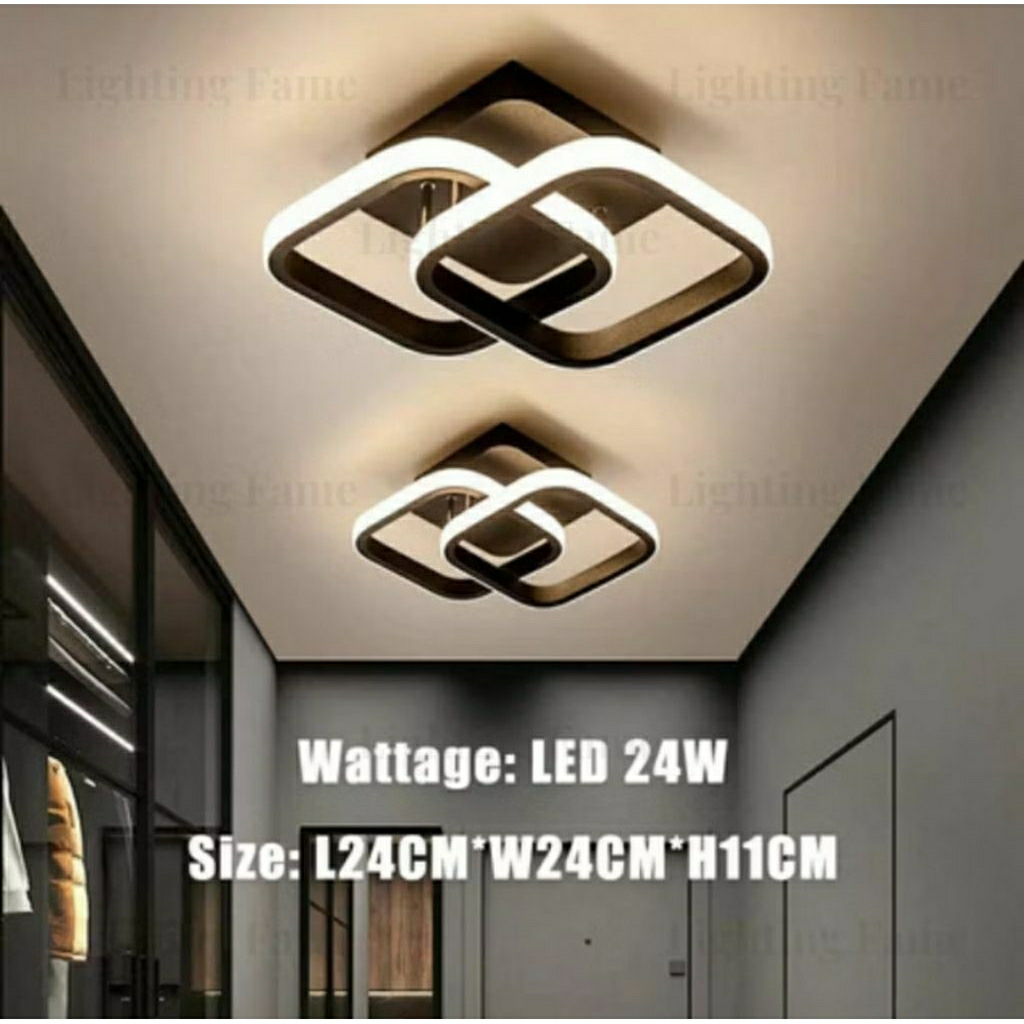 lampu led 3 warna / lampu plafon 3 warna