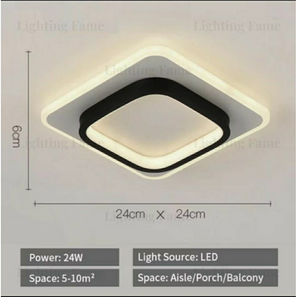 lampu plafon led 3 warna