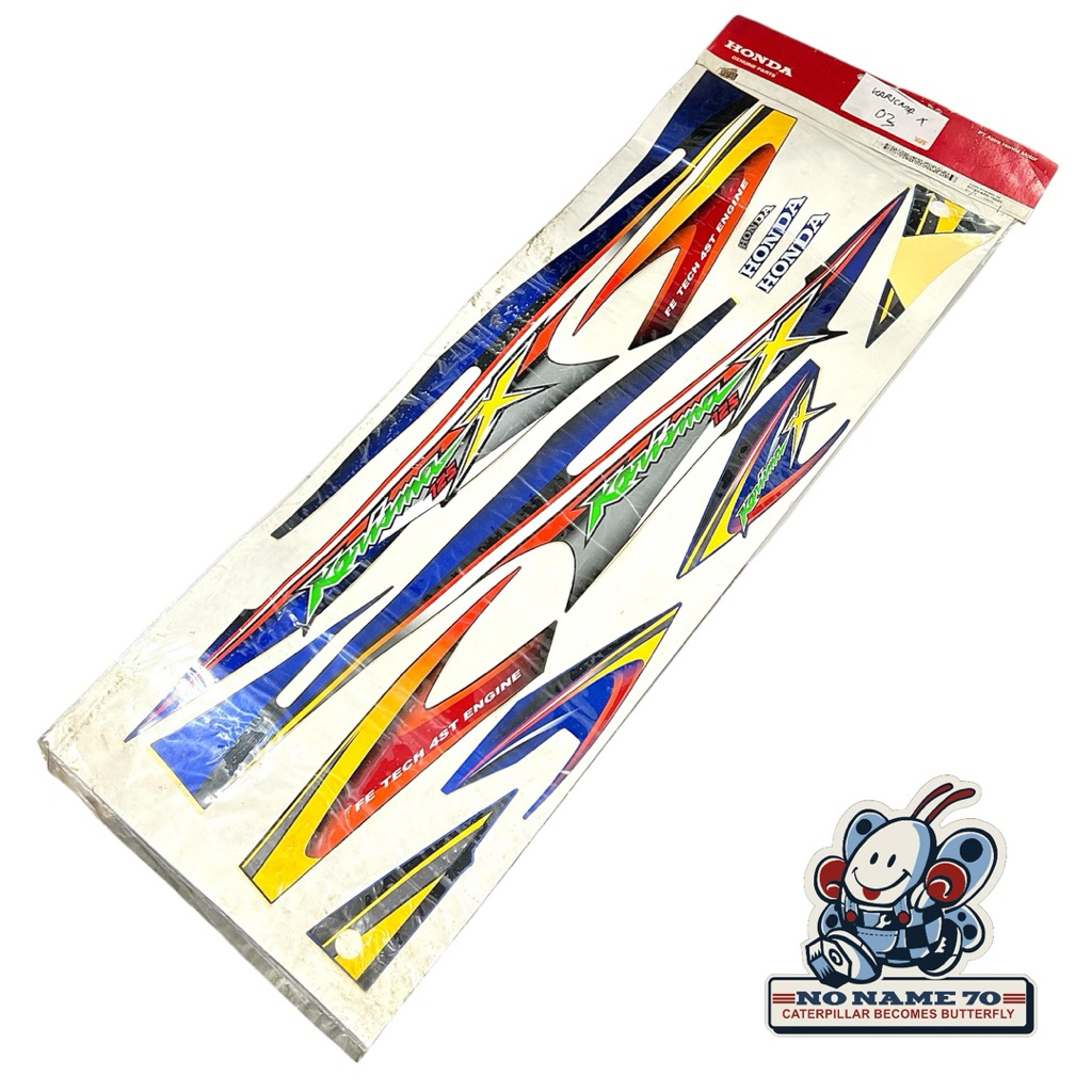 Striping Sticker Stiker Lis Body Honda Karisma X 125 Original 03