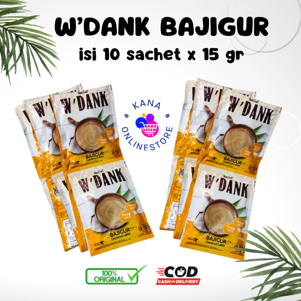 

Wedang Bajigur / W'Dank Bajigur 10 sachet (Renceng)