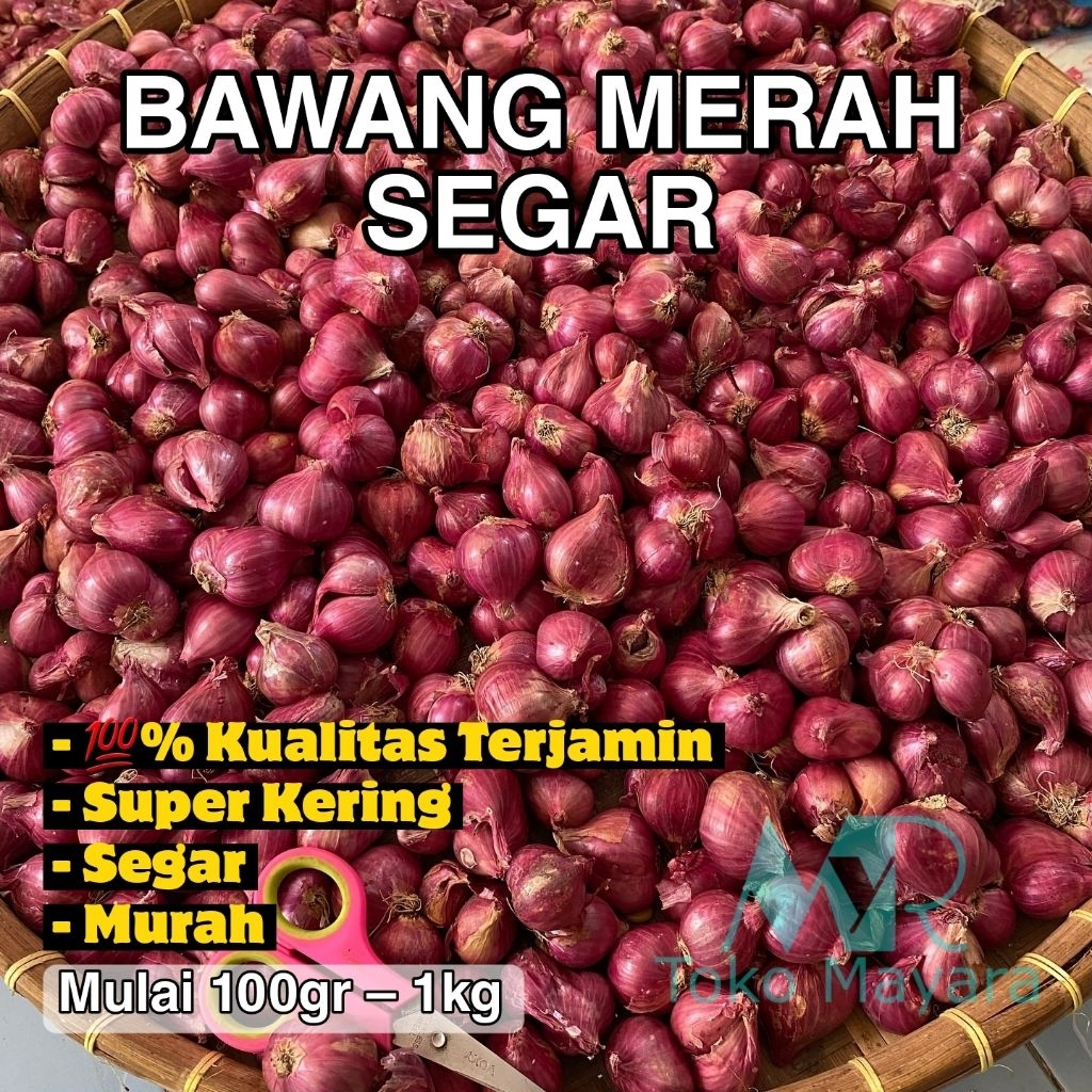

Brambang Bawang Merah Ukuran Sedang Asli Brebes | 250gr – 1kg