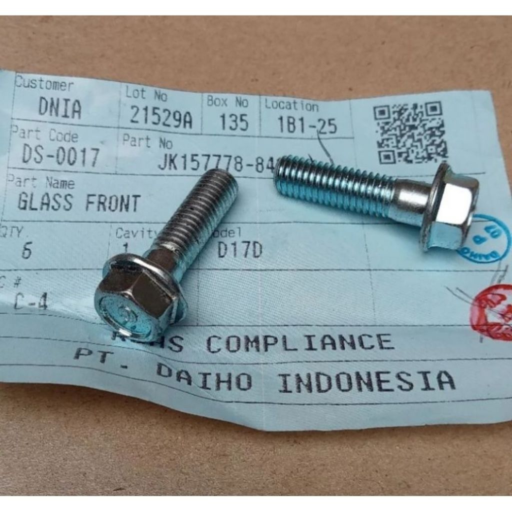 Baut 12 m8x32 shokbleker belakang honda UNIVERSAL  baut 12 panjang 3,2cm original