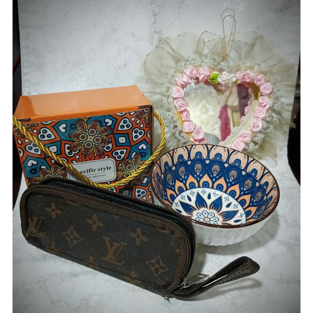 Preloved Bundling Cermin Dompet Mangkok