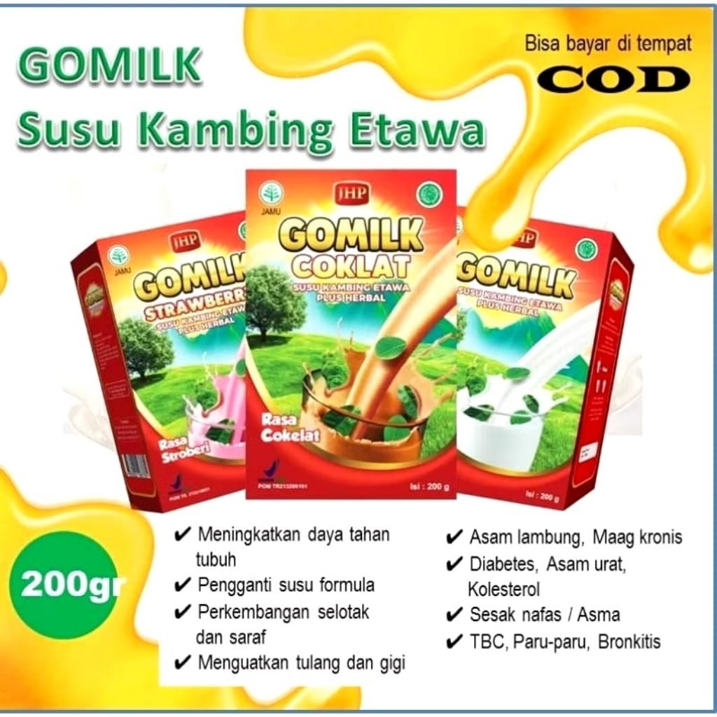 

GOMIL.SUSU ETAWA PLUS HERBAL 200GR.PENAMBAH NAFSU MAKAN ANAK