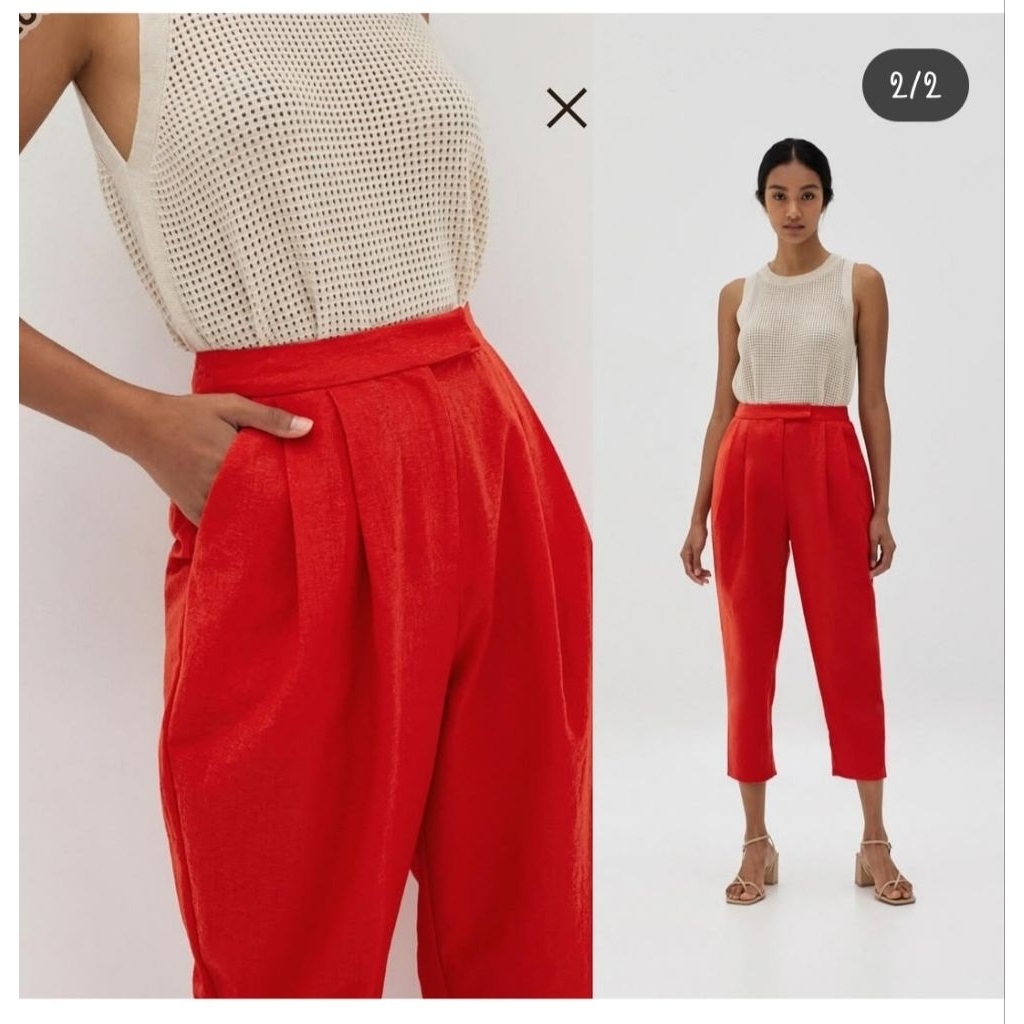 LOVE BONITO RED PANTS