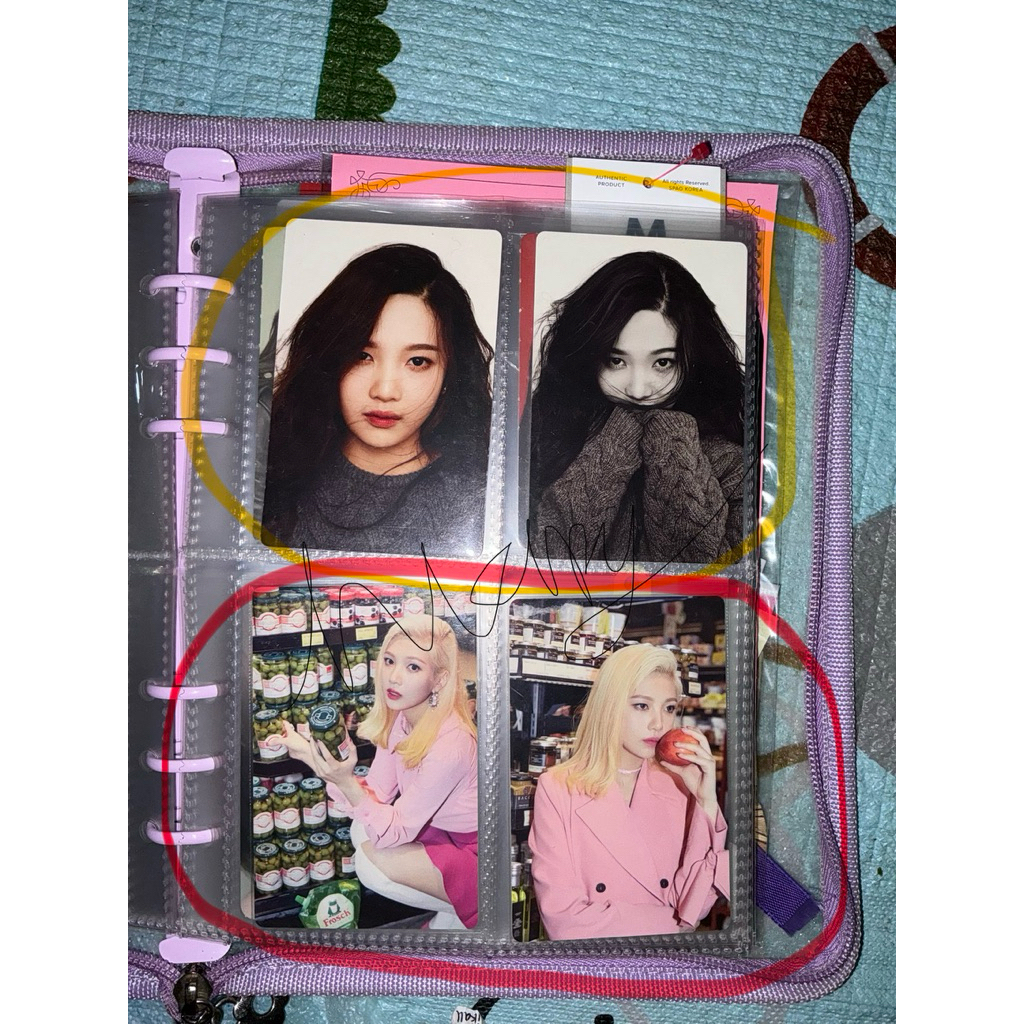 PC Joy Red Velvet Season Greetings SG15 SG16 2015 2016