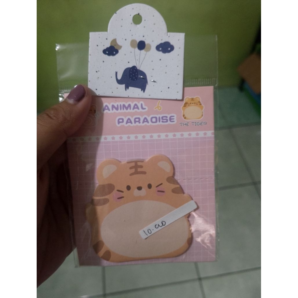 

sticy note besar harimau