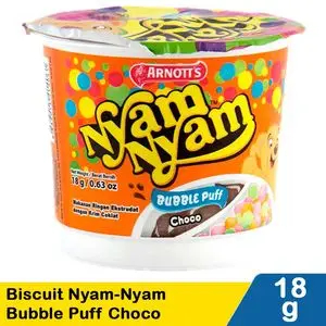 

Arnott's Biscuit Nyam-Nyam Bubble Puff Choco 18G ( BELI BANYAK LEBH MURAH )