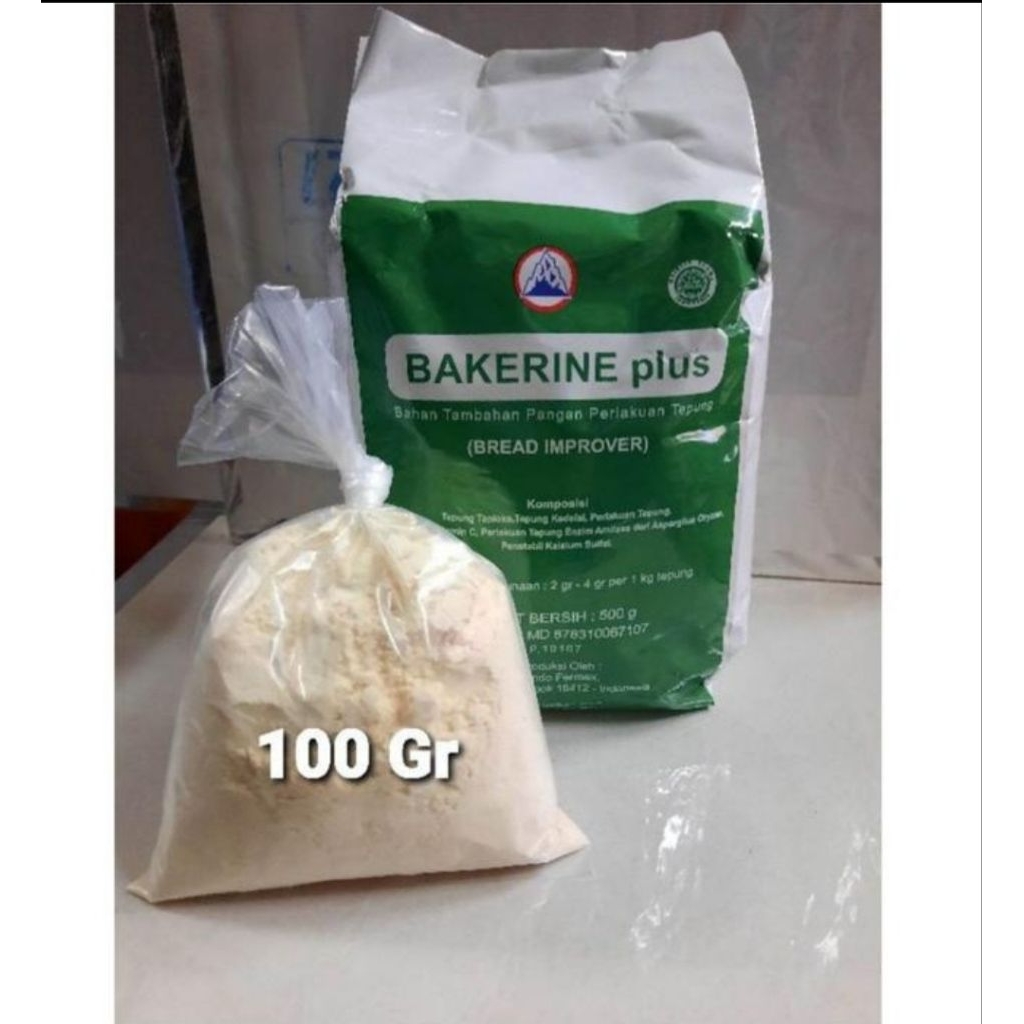 

Pelembut Roti - Bread Improver Bakerine Plus kemasan 50gram