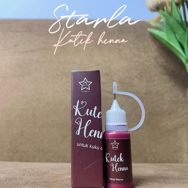 Kutek Henna STARLA / Kutek Halal untuk Solat / Inai Kuku Tahan Lama