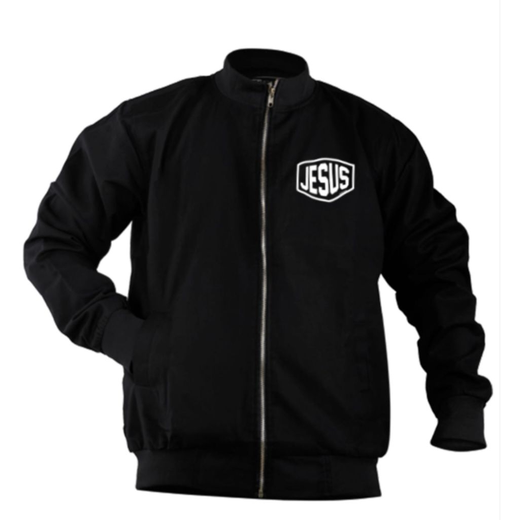 Jacket JESUS IS KING of Kings” with the Alpha (α) & Omega (Ω) symbols