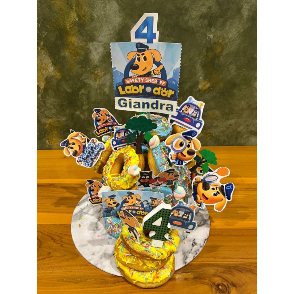 

Donat Tower Ulang Tahun by oishii_sby (Free Custom)