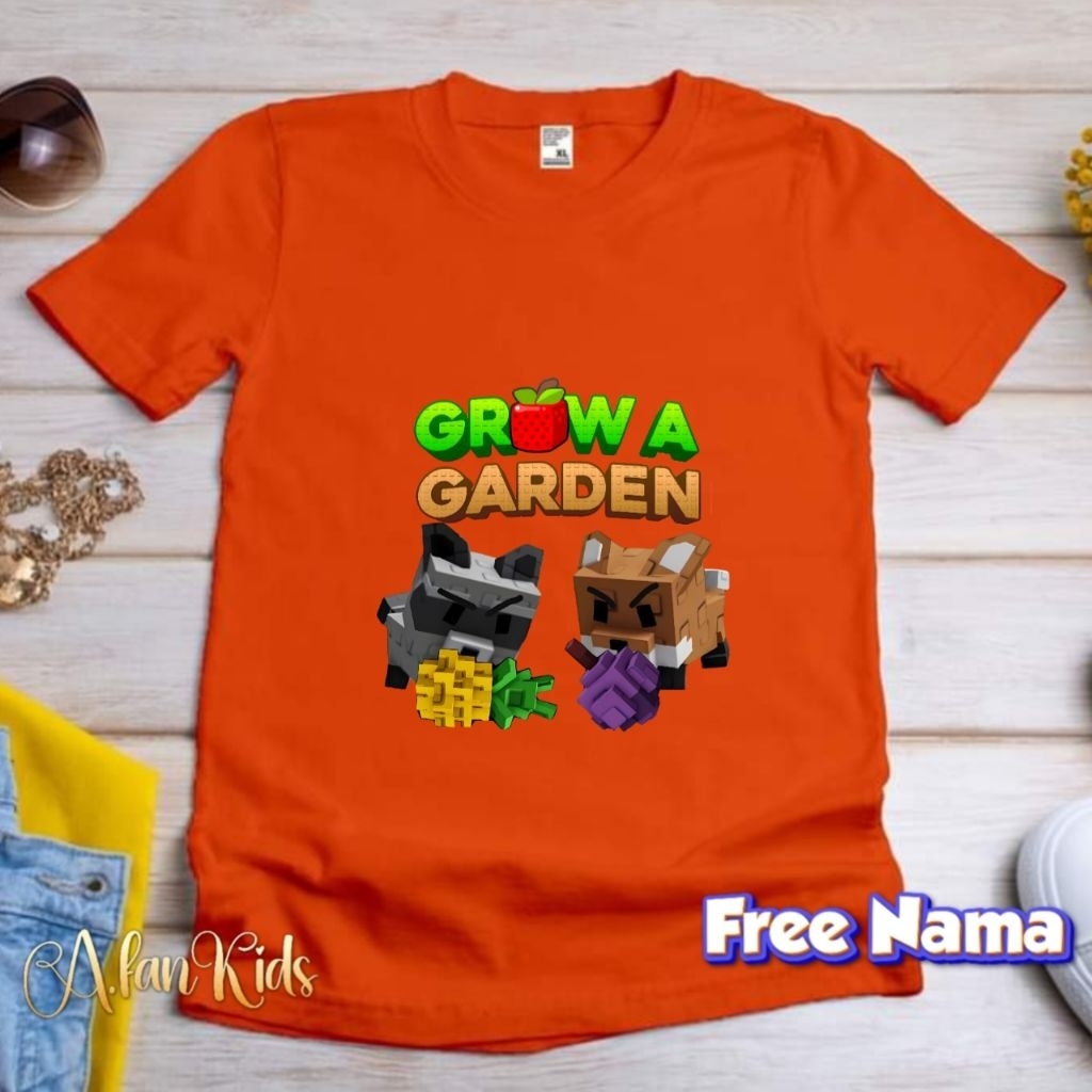 BAJU ROBLOX PET GROW A GARDEN KAOS ANAK