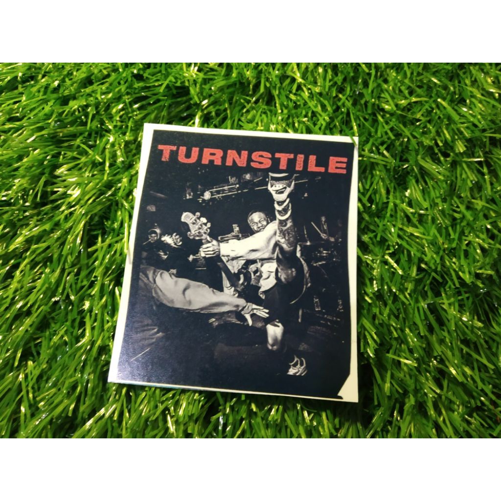 

stiker vinyl turnstile