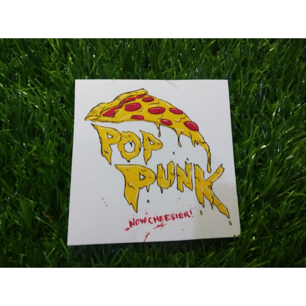 

stiker vinyl pop punk
