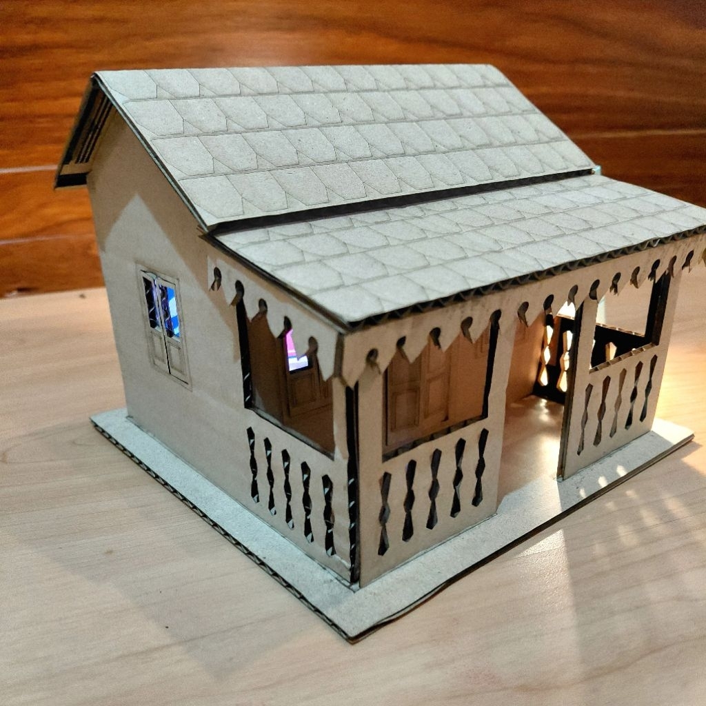 

PRAKARYA RUMAH KARDUS 25X25 CM (BESAR)