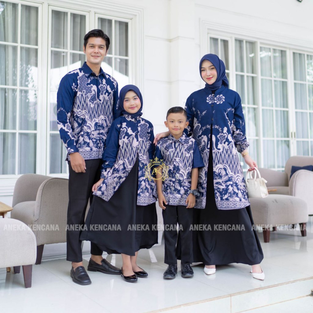 Batik Couple Iskandar Batik Kemeja Panjang Gamis Maxi Tali Samping Motif batik Terbaru
