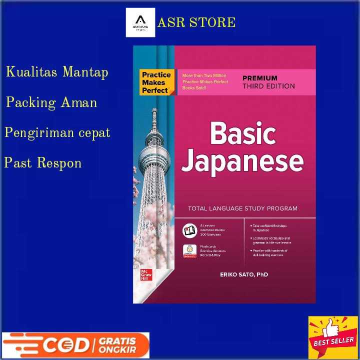 

Buku belajar Practice Makes Perfect: Basic Japanese, Premium Third Edition