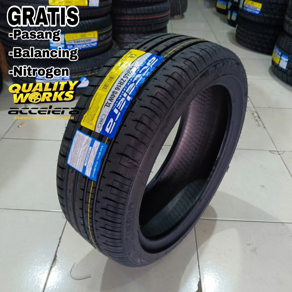 BAN RING 16 MOBIL AGYA BRIO SIRION 195 45 R16 ACCELERA PHI-R TUBLLES 195/45 R16