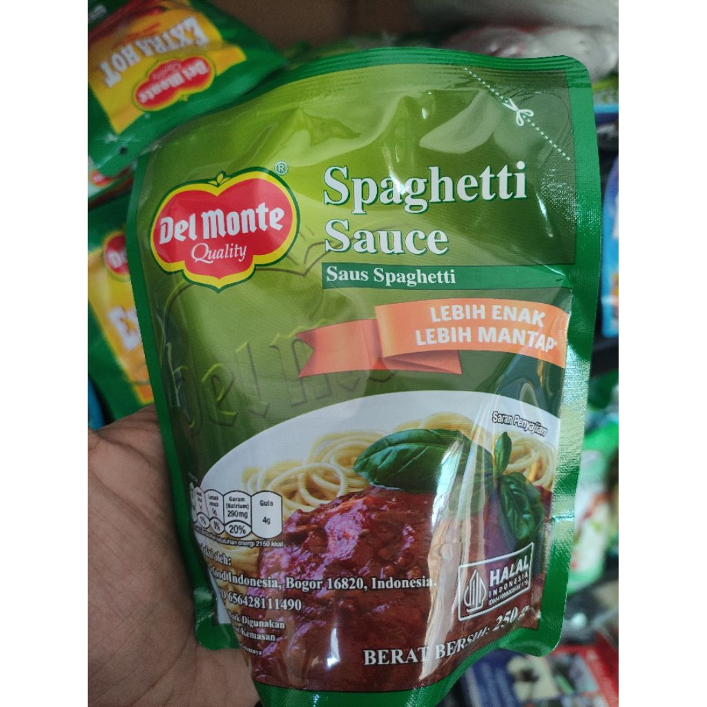 

Saus Spaghetti Delmonte 250gr