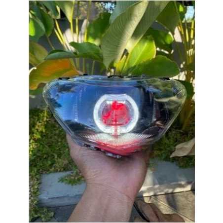 REFLEKTOR LAMPU DEPAN MINI BILED MIO SMILE / MIO NEW / BILED PROJIE MINI MIO SMILE / MIO NEW SUPER T