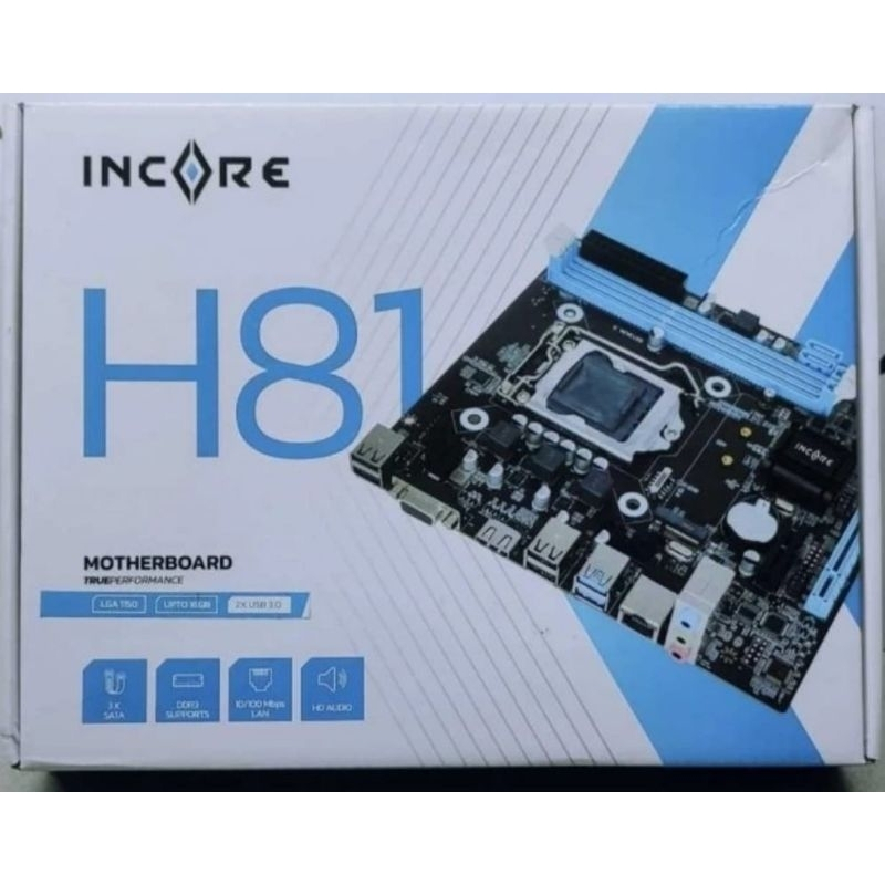 Incore motherboard H81 NVME LGA1150 GBLAN