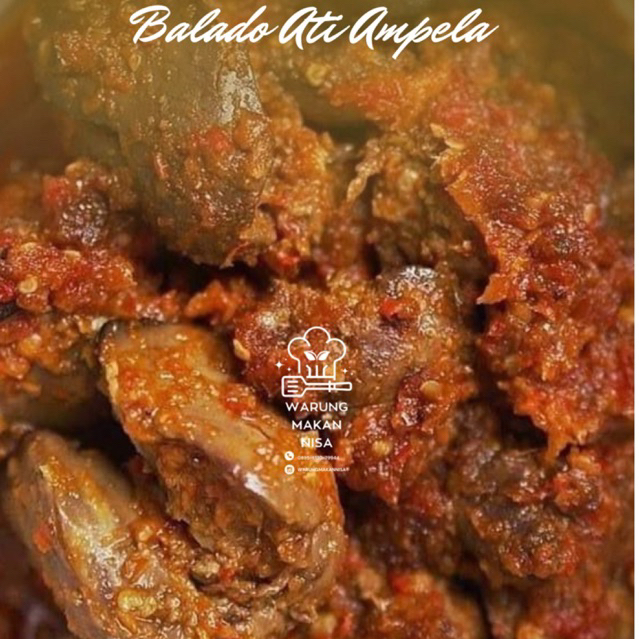 

Balado ati Ampela paket isi 5 /Masakan harian sehat praktis siap makan