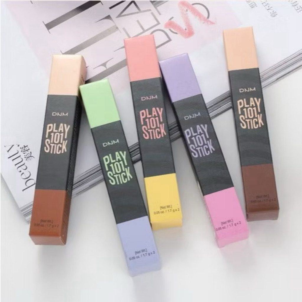 CONTOUR STICK DNM DUO HEAD PLAYFULL CONCEALER STICK MULTI FUNGSI DNM-121-