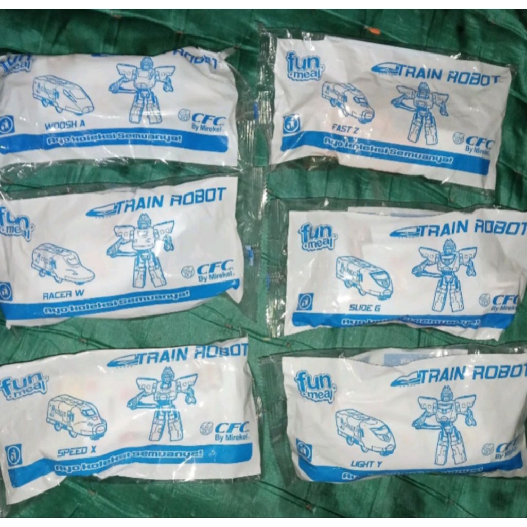 cfc toys fun meal robot train full set 2024