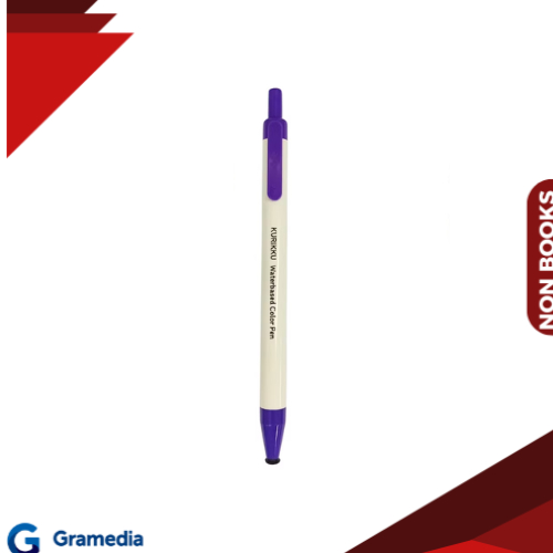 

Gramedia Medan - Color Pen Estudee Kurikku Purple 08 Es-Cp619