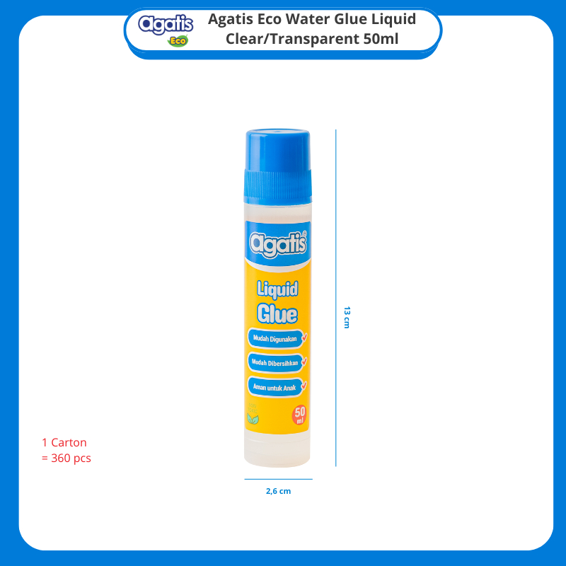 

TBMO AGATIS ECO WATER GLUE LIQUID CLEAR/TRANSPARENT 50ML