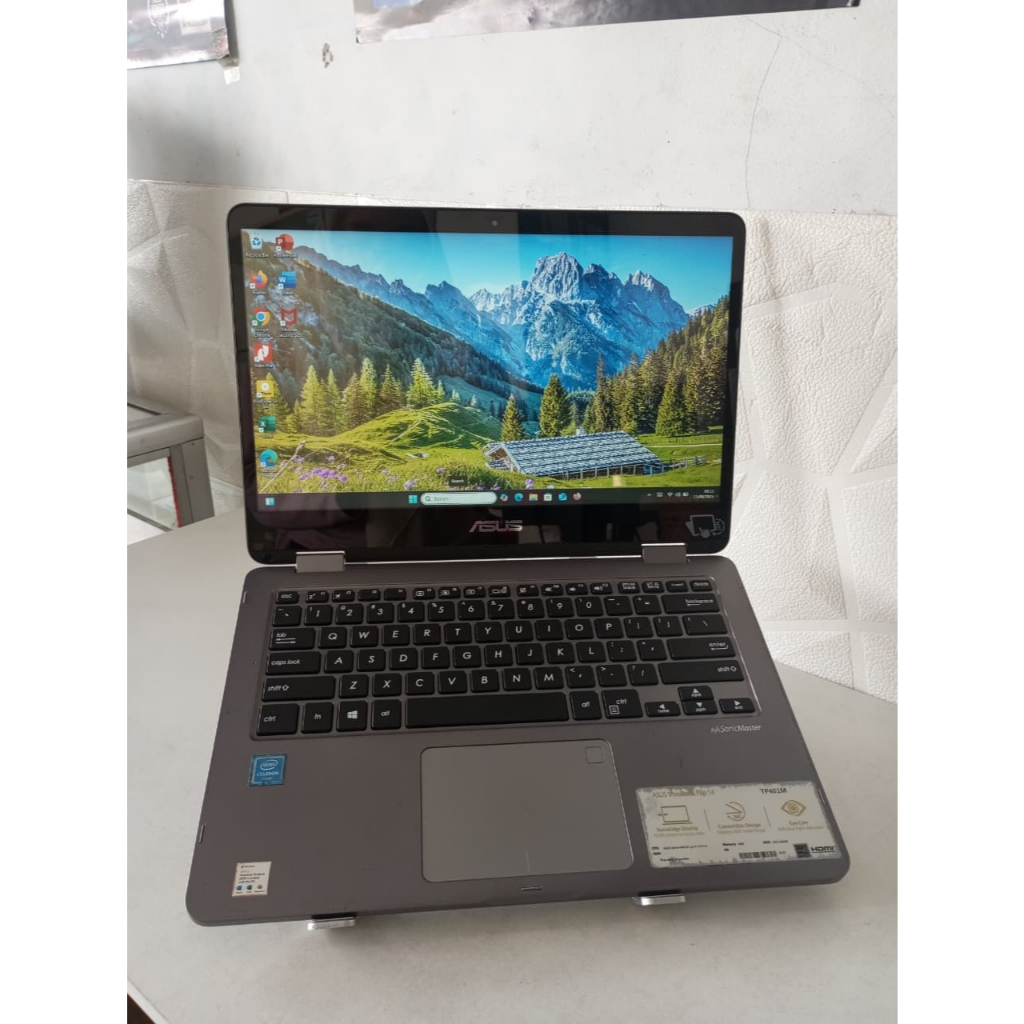 Laptop Second Asus TP401M Touch Screen Ram 4 GB SSD 256 Slim