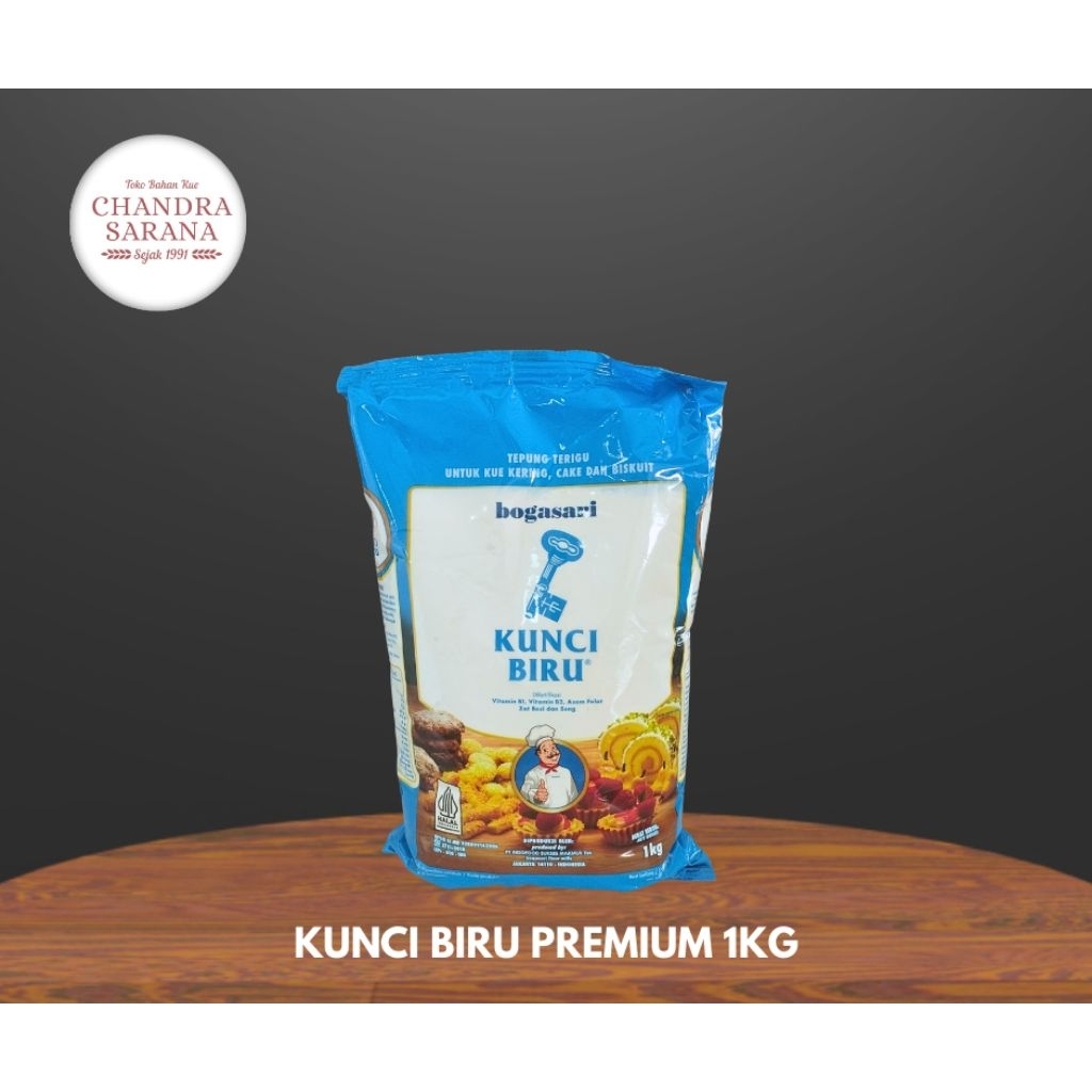 

Kunci Biru Premium 1Kg Tepung Terigu Protein Rendah