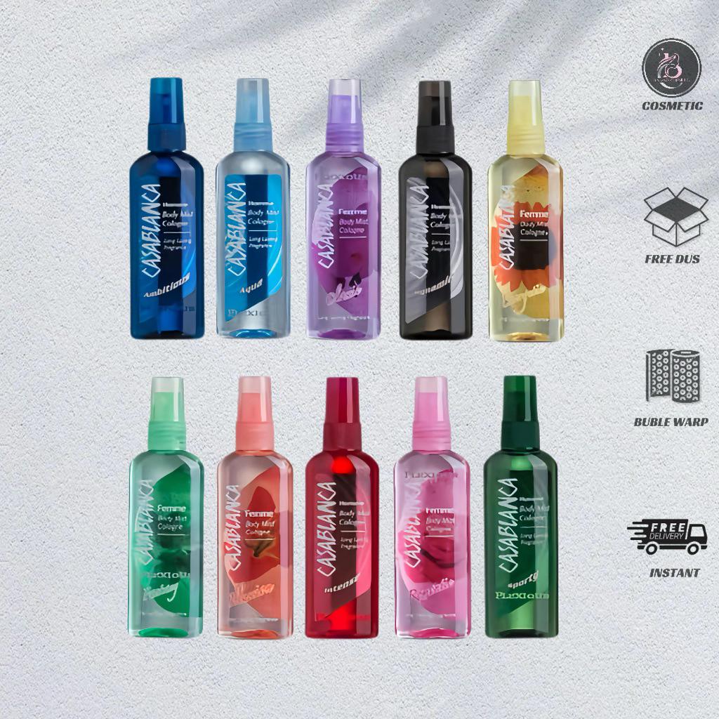 CASABLANCA Body Mist 100ml - Parfum Casablanca Plastik 100ml