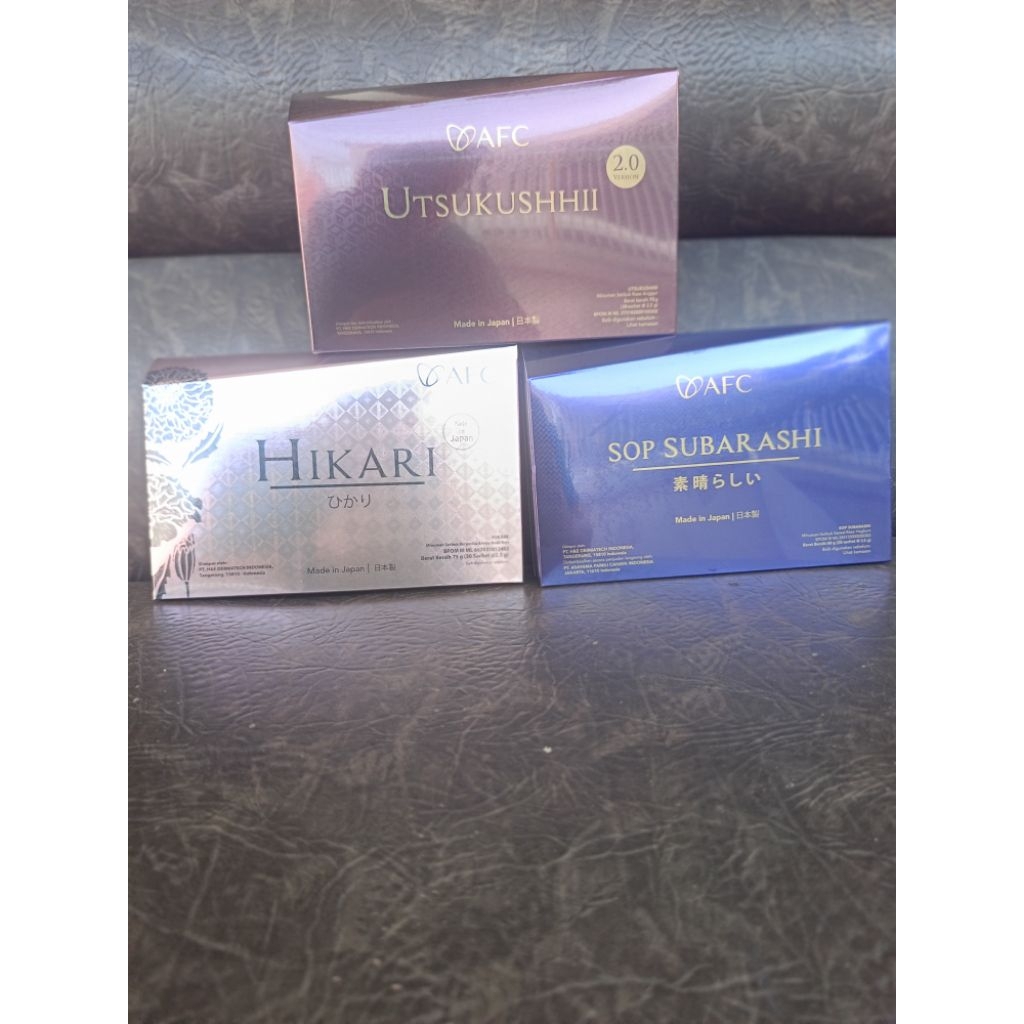 

1 Box Subarashi Gold & 1 Utsukushi Gold Exp 2028 AFC Original Japan