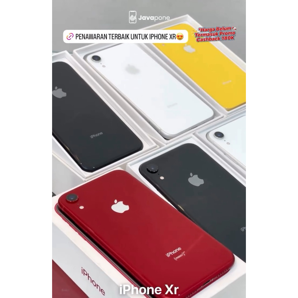 iPhone Xr Second - Resmi Garansi Indonesia