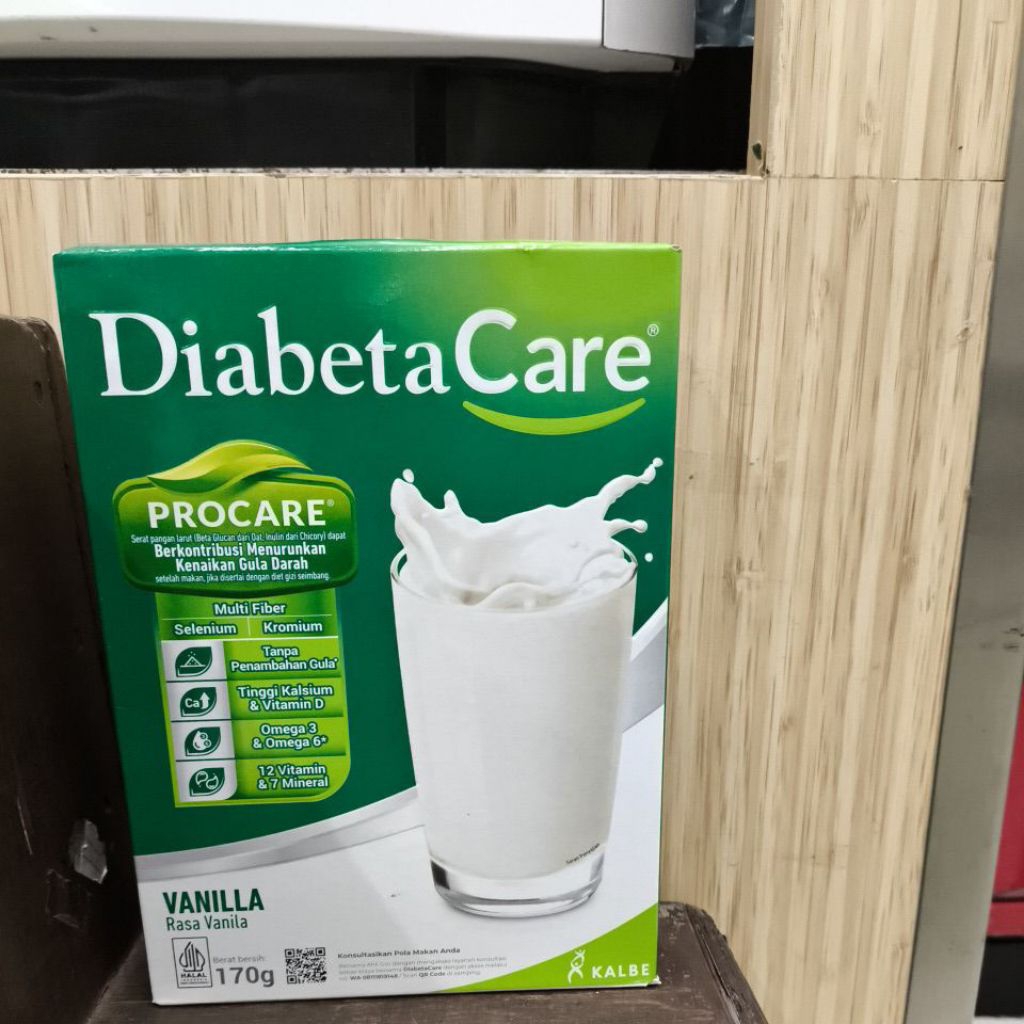 

Diabetacare Vanilla 170gr box