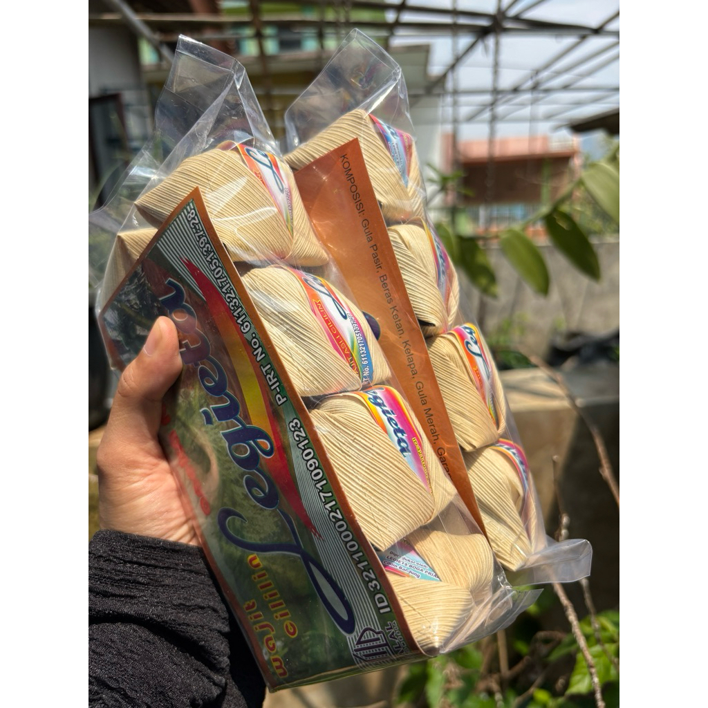 

Wajit Legieta 1kg : KETAN PUTIH - Wajit Ketan Asli Cililin oleh oleh khas Bandung /Wajit gula merah