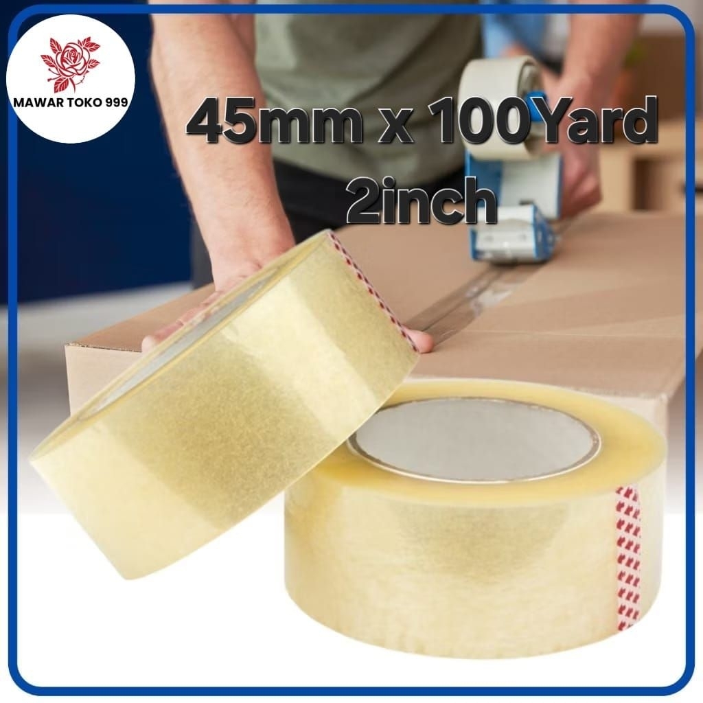 

Lakban Bening 45mm x 100 yard 2inch