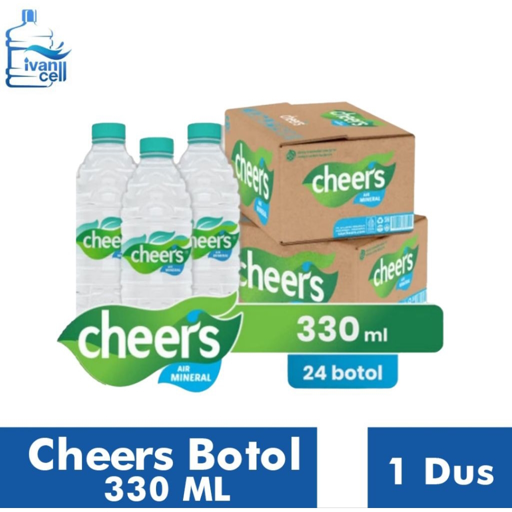 

⚡INSTANT⚡(1 DUS) CHEERS BOTOL 330 ML isi (24 BOTOL) - ORIGINAL 100%