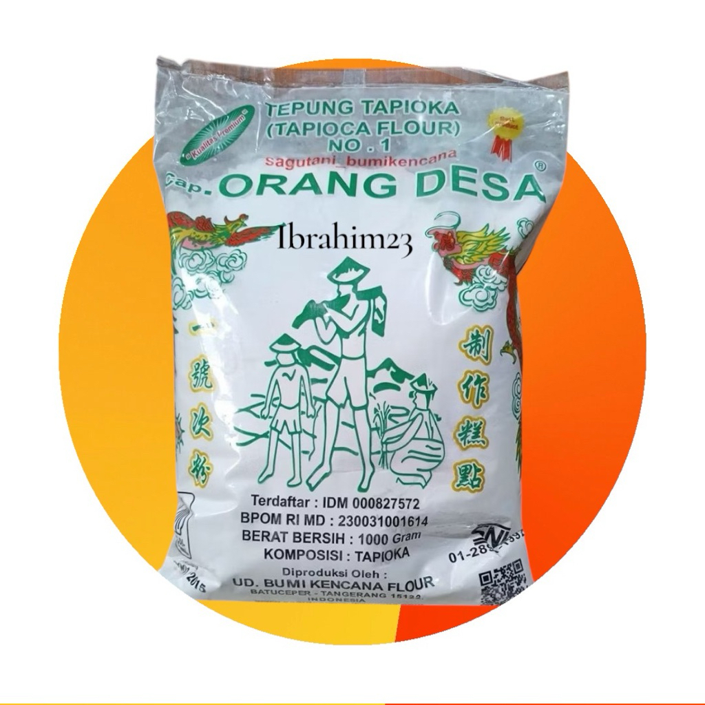 

Tepung Tapioka 1kg cap orang desa