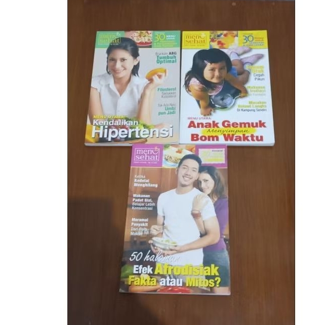 majalah menu sehat berserta resep makanan preloved