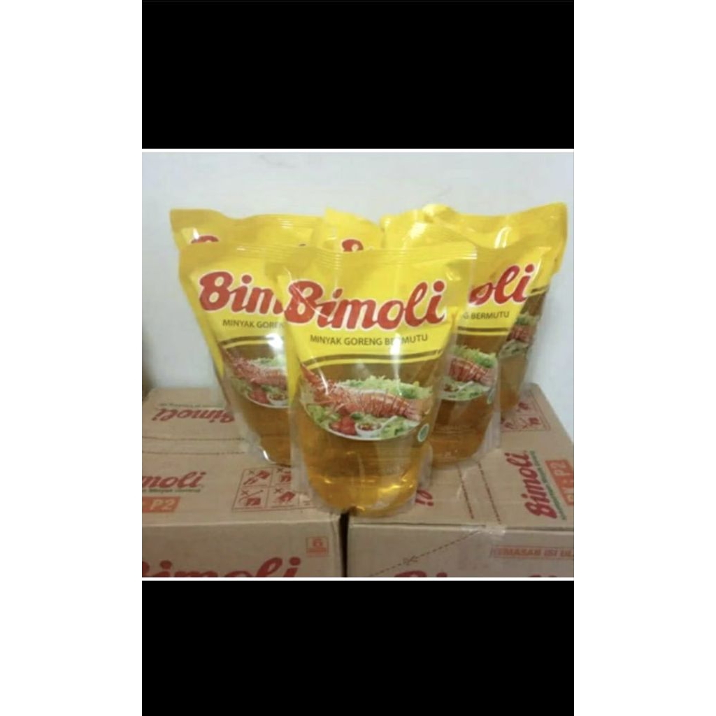 

Bimoli minyak goreng 2L kemasan pouch,,1 karton isi 6pcs