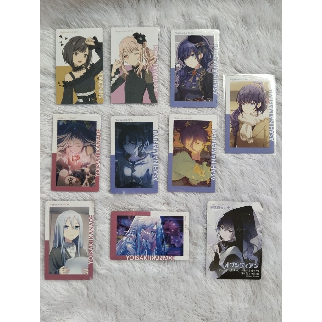 (Baca Deskripsi) Project Sekai various epick card foil nightcord mafuyu Kanade Mizuki Ena