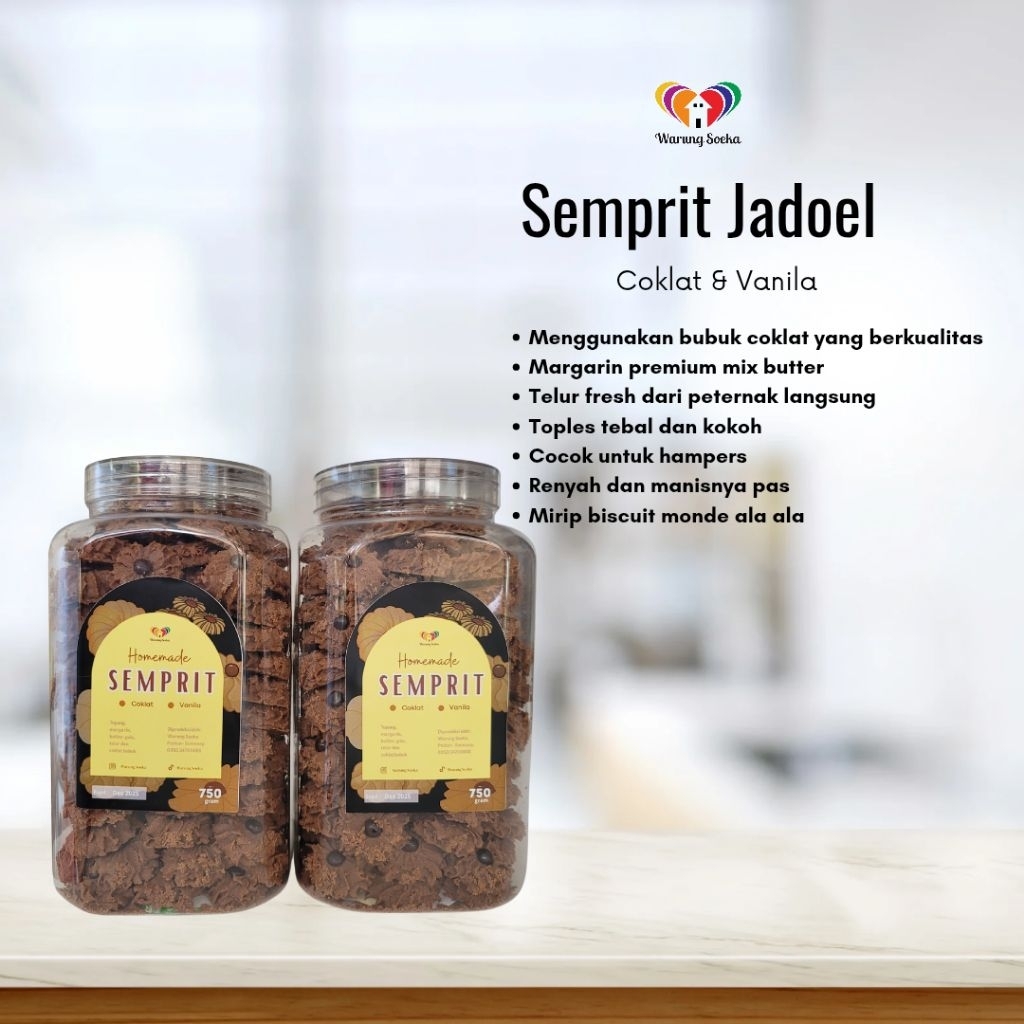 

Semprit JadoeI renyah dan nyoklat