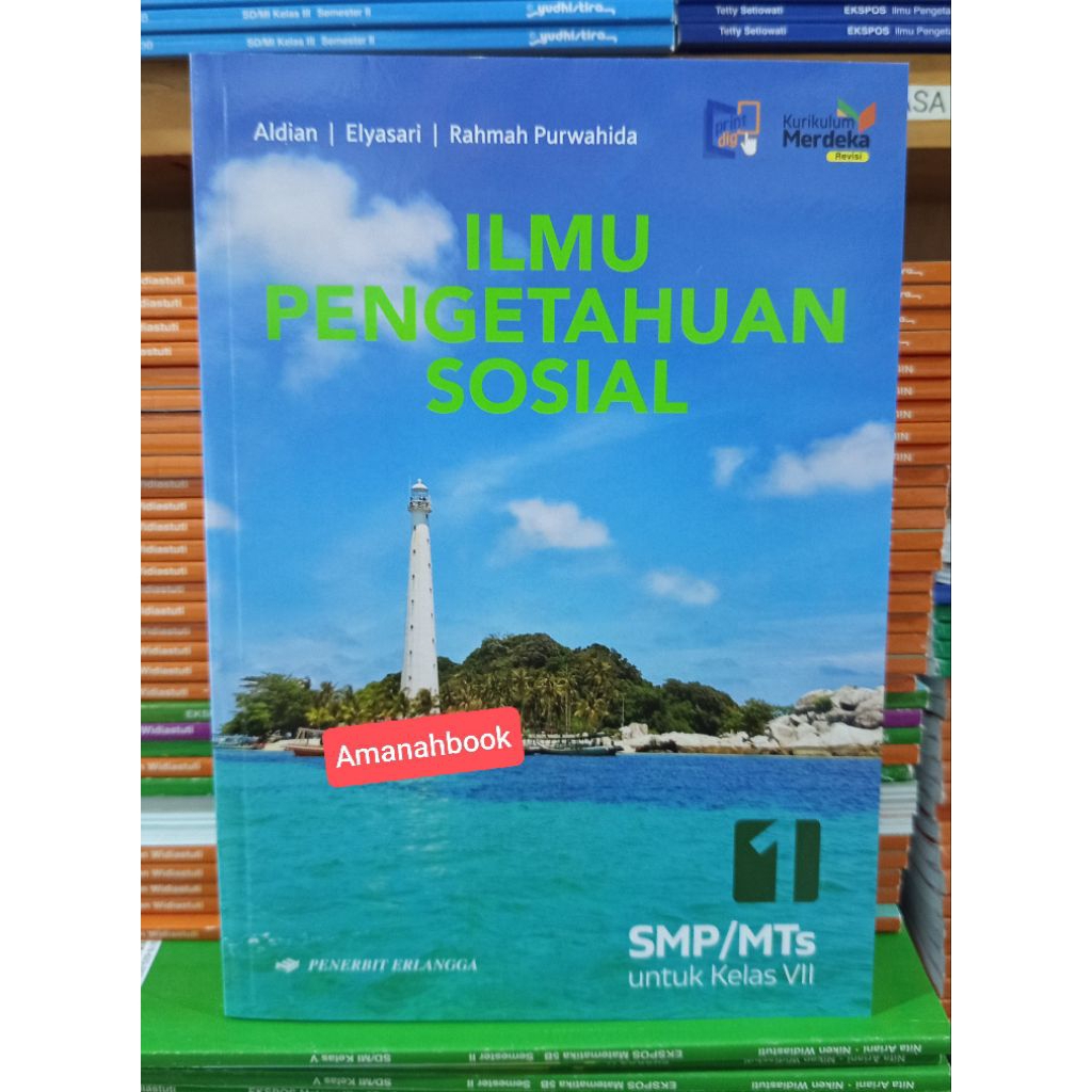 Buku IPS SMP Kelas 7 VII Kurikulum Merdeka Erlangga Revisi
