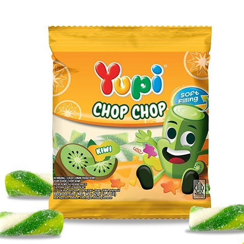 

YUPI CHOP CHOP KIWI 42GR (8992741990387)