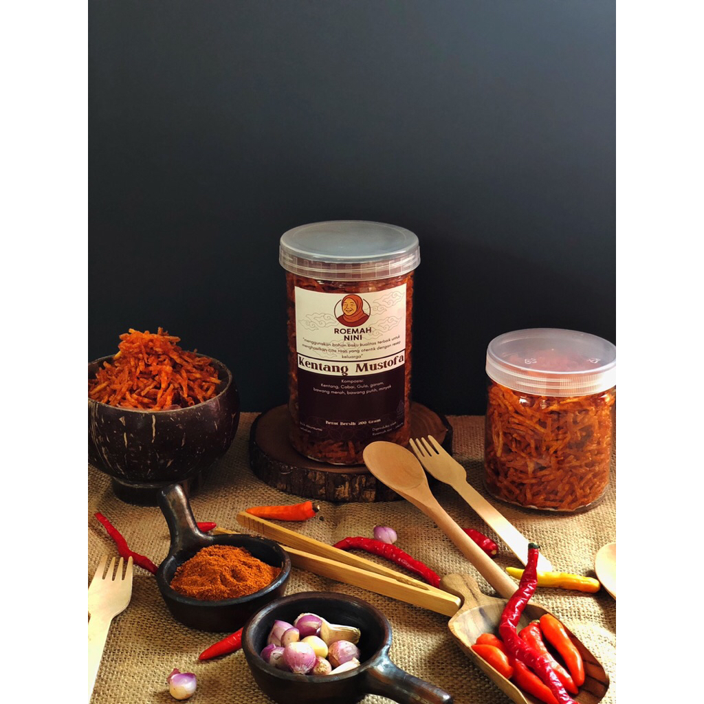 

Kentang Mustofa Homemade Nini - Pedas Renyah | Toples 100gr/200gr