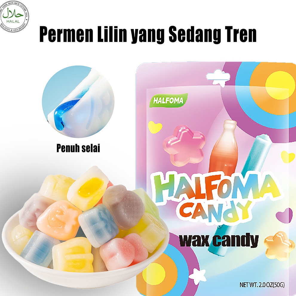 

Terlaris Permen lilin jus asam manis berbagai rasa camilan halal 32 permen ukuran sedang gratis ongkir
